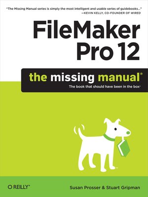 cover image of FileMaker Pro 12